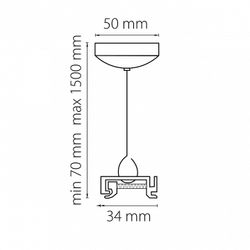 Подвес для трека Lightstar Barra 504177