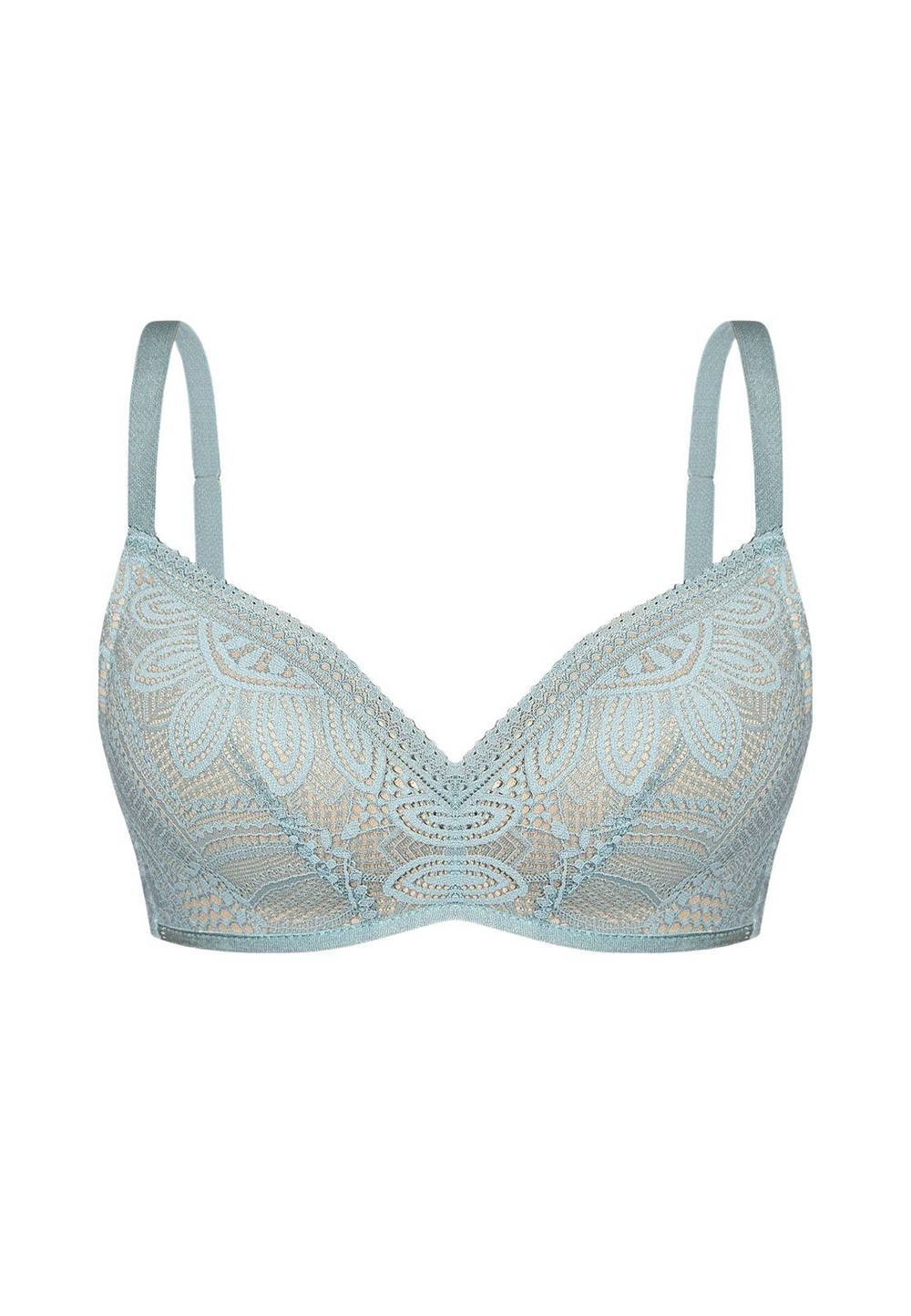 Супер пуш-ап бюстгальтер Julietta (Размер: 70F) (Цвет: голубой)