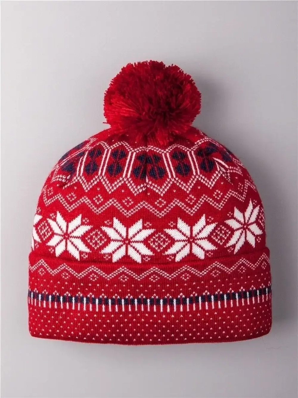 Шапка зимняя мужская вязаная