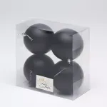 Набор новогодних шаров (4 шт) матовые