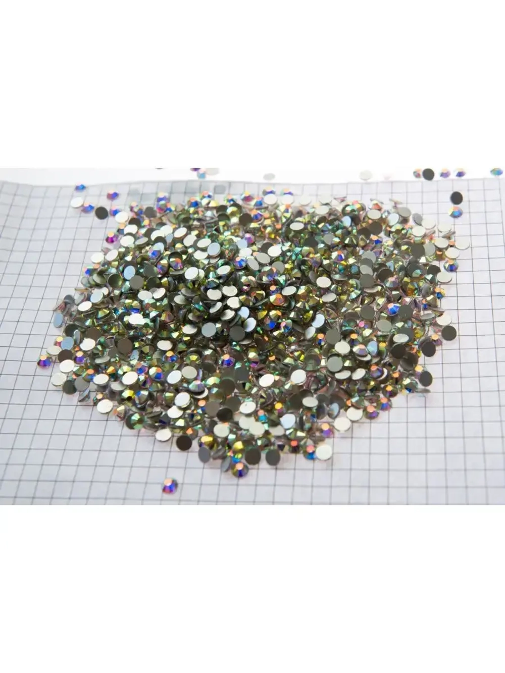 Стразы холодной фиксации стекло Crystal AB ss20
