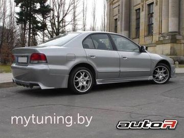 Накладки на пороги для Mitsubishi Galant 8