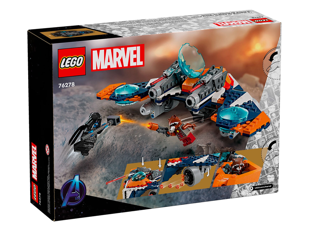 LEGO Super Heroes 76278 «Боевая птица Ракеты против Ронана» — стражи галактики