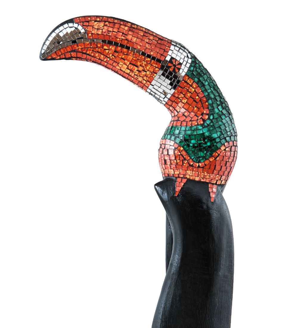 Decor and Gift 23-005-04 Статуэтка «Тукан» дерево+стекл.мозаика 80 см