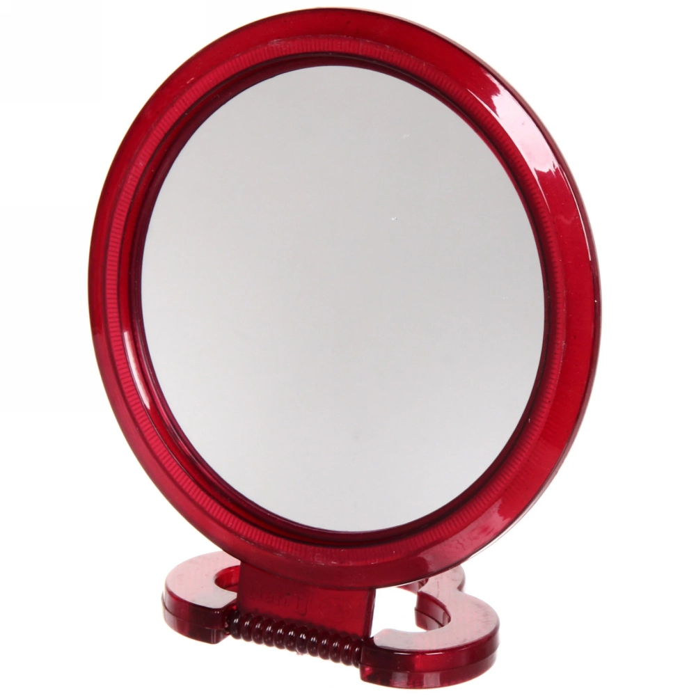 Зеркало настольное в пластиковой оправе «Эстетика» круг, подвесное, цвет микс, d-16,5см (Стикер на минивложение15шт)