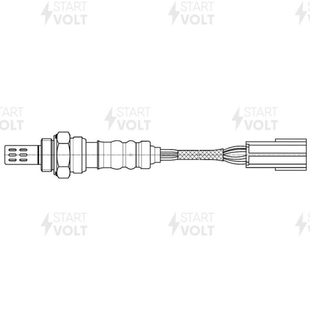 Датчик кислорода Chevrolet Lacetti (02-) Daewoo Nexia (08-) 1.6I после катализатора (STARTVOLT)