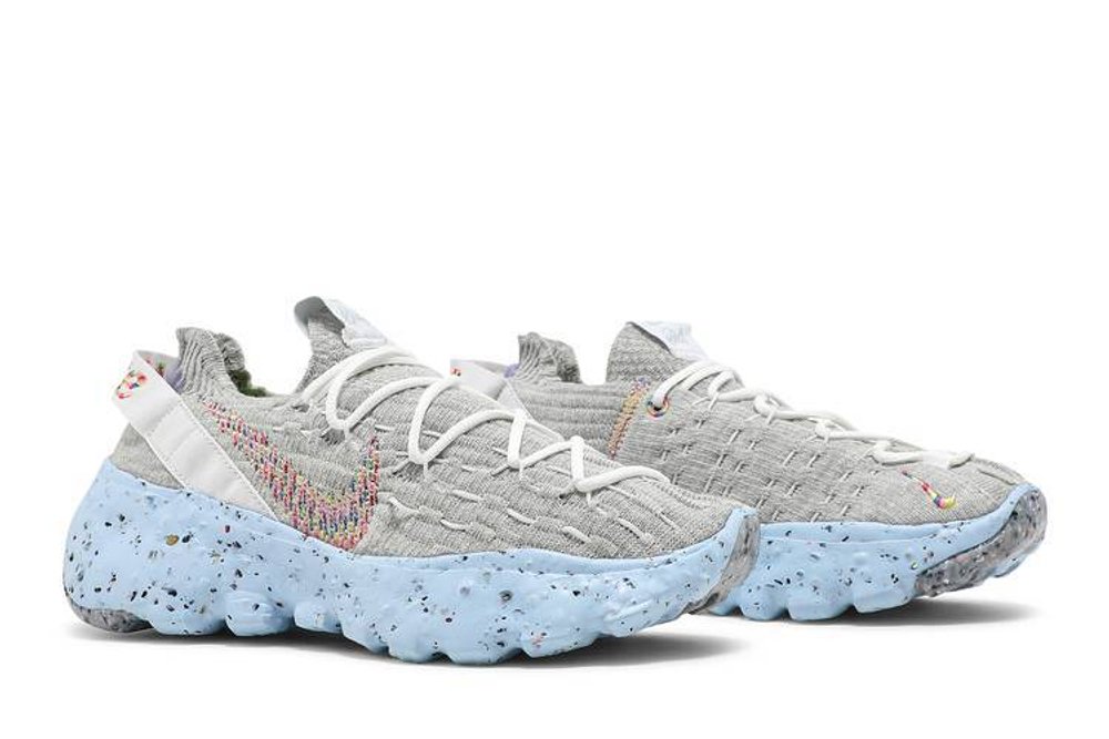 Кроссовки Nike Space Hippie 04 "White Multi" (Женская размерная сетка)