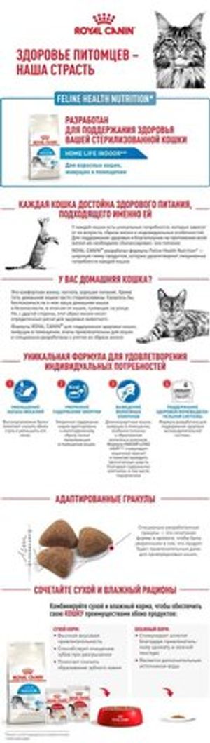 Корм для кошек живущих в помещении, Royal Canin Indoor 27