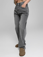 Джинсы ONE 22031 однотонные широкие и зауженные к низу