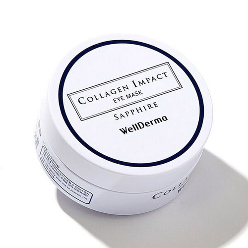 Сапфировые патчи с морским коллагеном WellDerma Collagen Impact Sapphire Eye Mask, 60шт