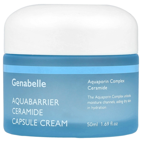 Genabelle, Aquaberrier, крем с керамидами в капсулах, 50 мл (1,69 жидк. Унции)