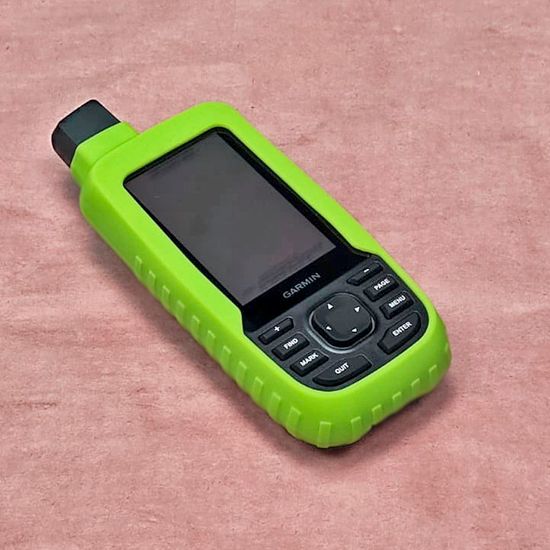 Чехол для Garmin GPSMAP 67/66 силиконовый (Зеленый)