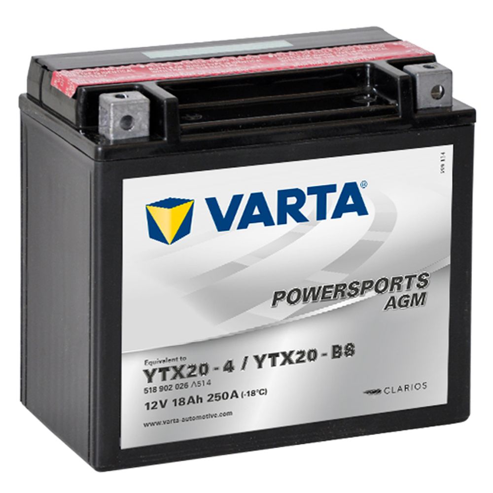 Аккумулятор Varta AGM YTX20-BS