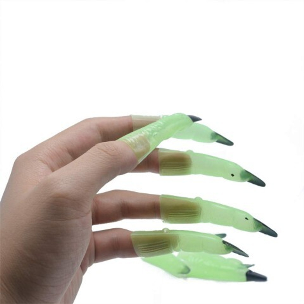 Силиконовые напальчники с чёрными когтями