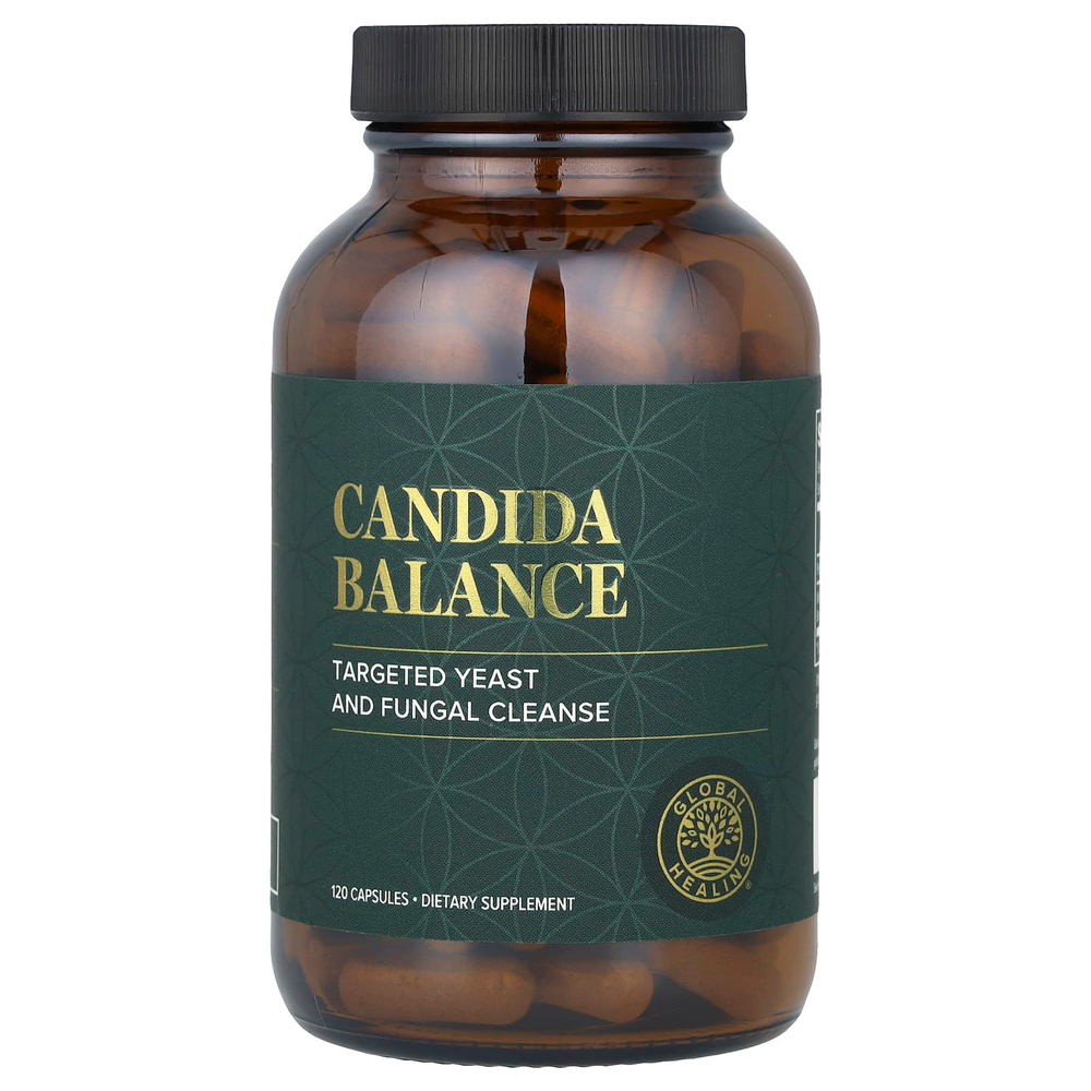 Global Healing, Candida Balance, 120 капсул
