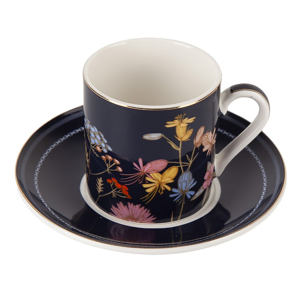 Набор кофейный 12пр "Grace" (6 персон) v=100мл (фарфор) (подарочная упаковка)