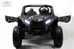 Детский электромобиль RiverToys M222MM зеленый камуфляж