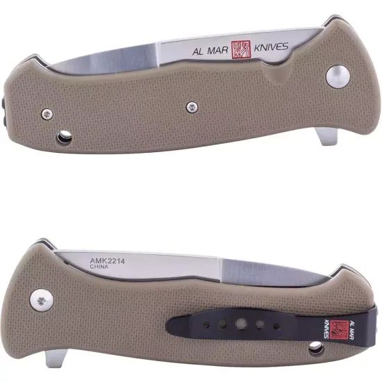 Складной нож Al Mar Mini S.E.R.E. AL/AMK2212 c клинком из стали 8Cr13MoV, рукоять FRN