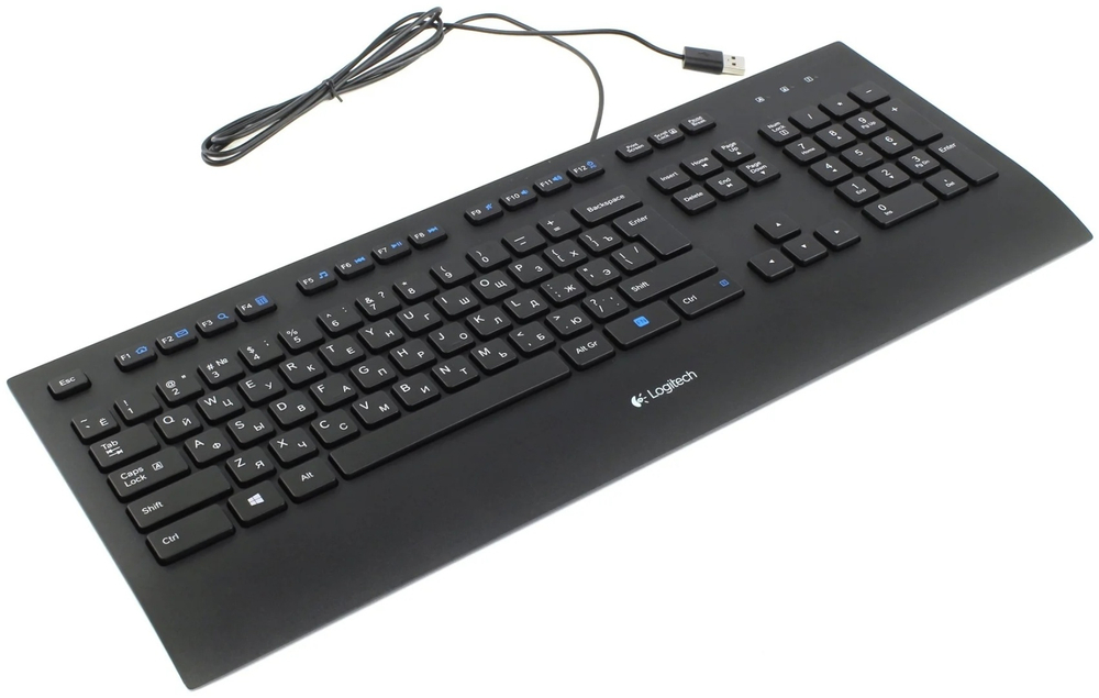 Клавиатура Logitech K280e PRO черный