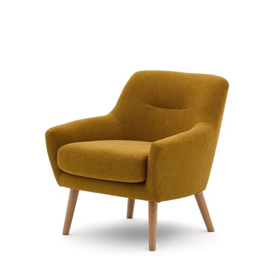 Кресло Candela горчичного цвета