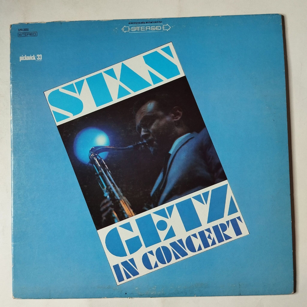 Винтажная виниловая пластинка LP Stan Getz In Concert (USA 1966)