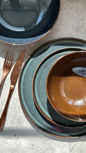 Салатник d=220 мм. 850 мл. h=60/105 мм. скошенный край Сфера Соил