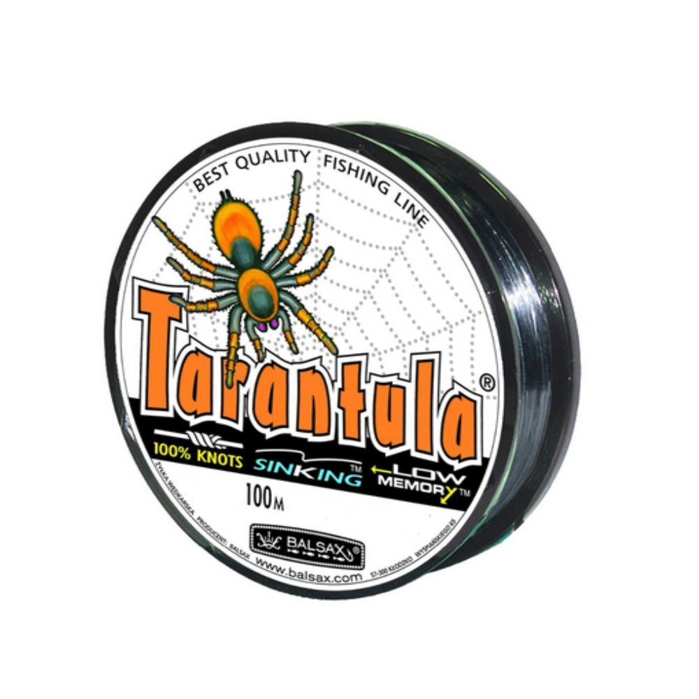 Монофильная леска Balsax Tarantula 100м 0,18мм 4,55кг серая (1 штука). Товар уцененный