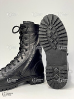 Берцы ТРЕК BIZON ТК-10, кожа хромовая, подошва каучук, Ortholite