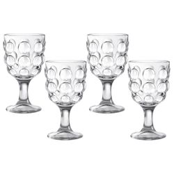 НАБОР БОКАЛОВ "BUBBLES" 4 ШТ./280 МЛ