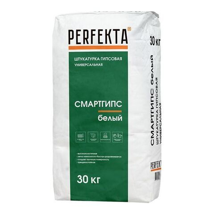 Perfekta Смартгипс белый, 30 кг - Штукатурка гипсовая