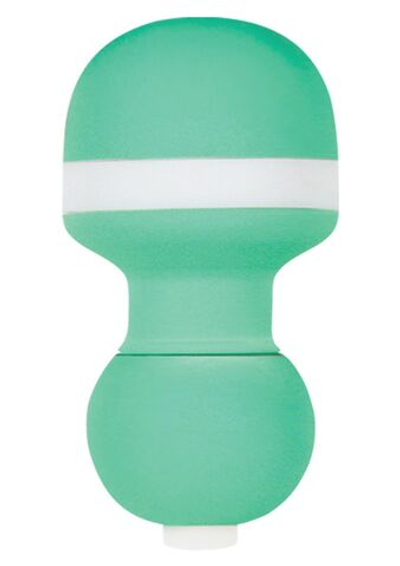 Зеленый мини-вибратор PIXIES MINI VIBE - 6 см. (Цвет: зеленый)
