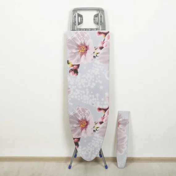 Доска гладильная Nika «Белль Классик 2», 112×34,5 см, два положения высоты 70, 80 см, европодставка, МИКС