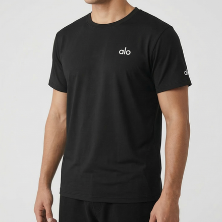 Футболка Alo Yoga #1 • Черный