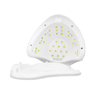 Лампа для ногтей LED/UV 72W, silver, Global Fashion L-1100