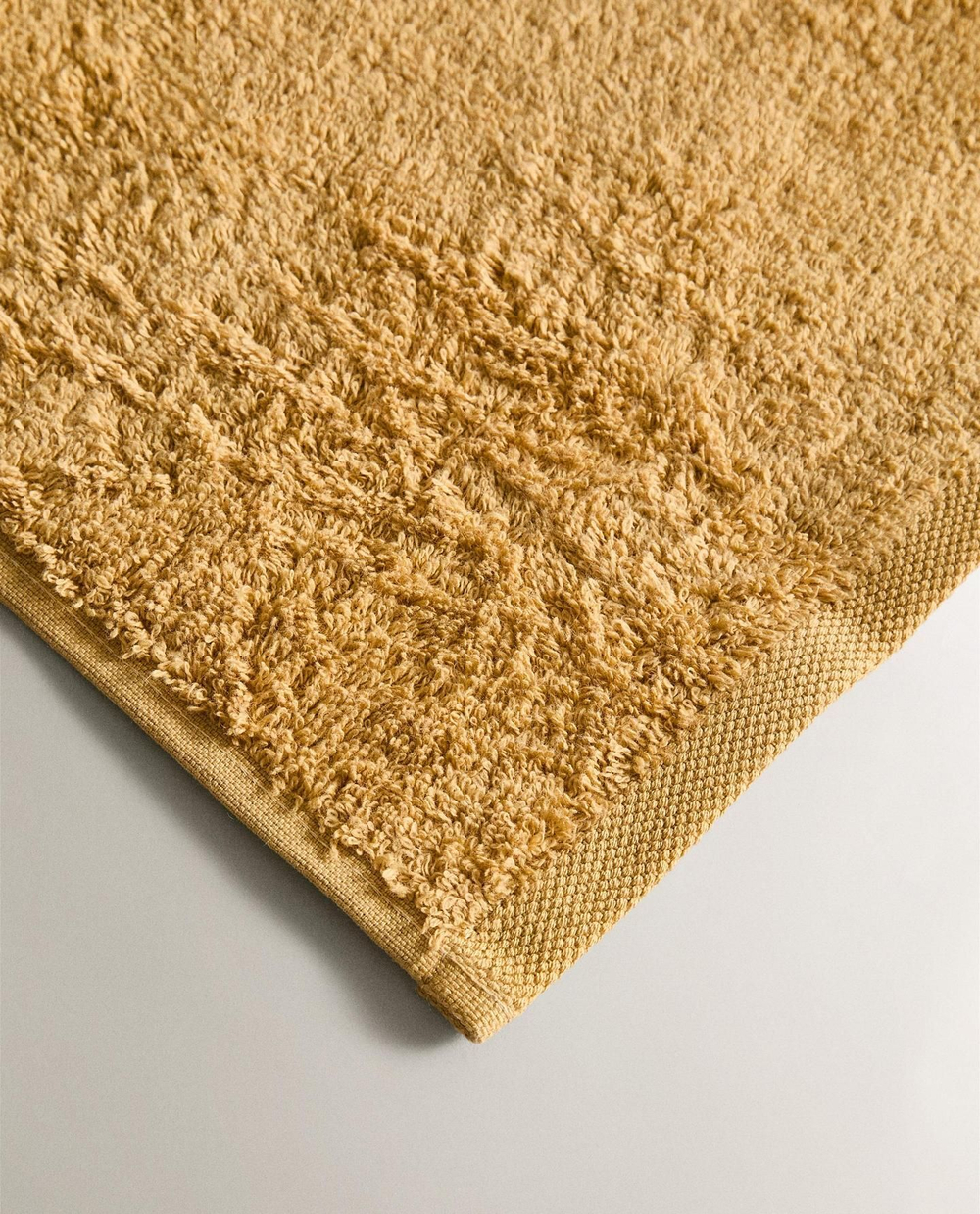 Zara Home - Набор полотенец для рака из хлопка высокого качества (набор из 3 шт.), горчичный, 30х30 см