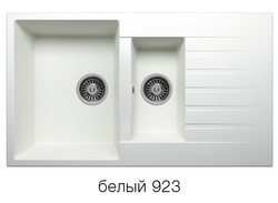 Кухонная мойка Tolero R-118 860x500мм Белый №923