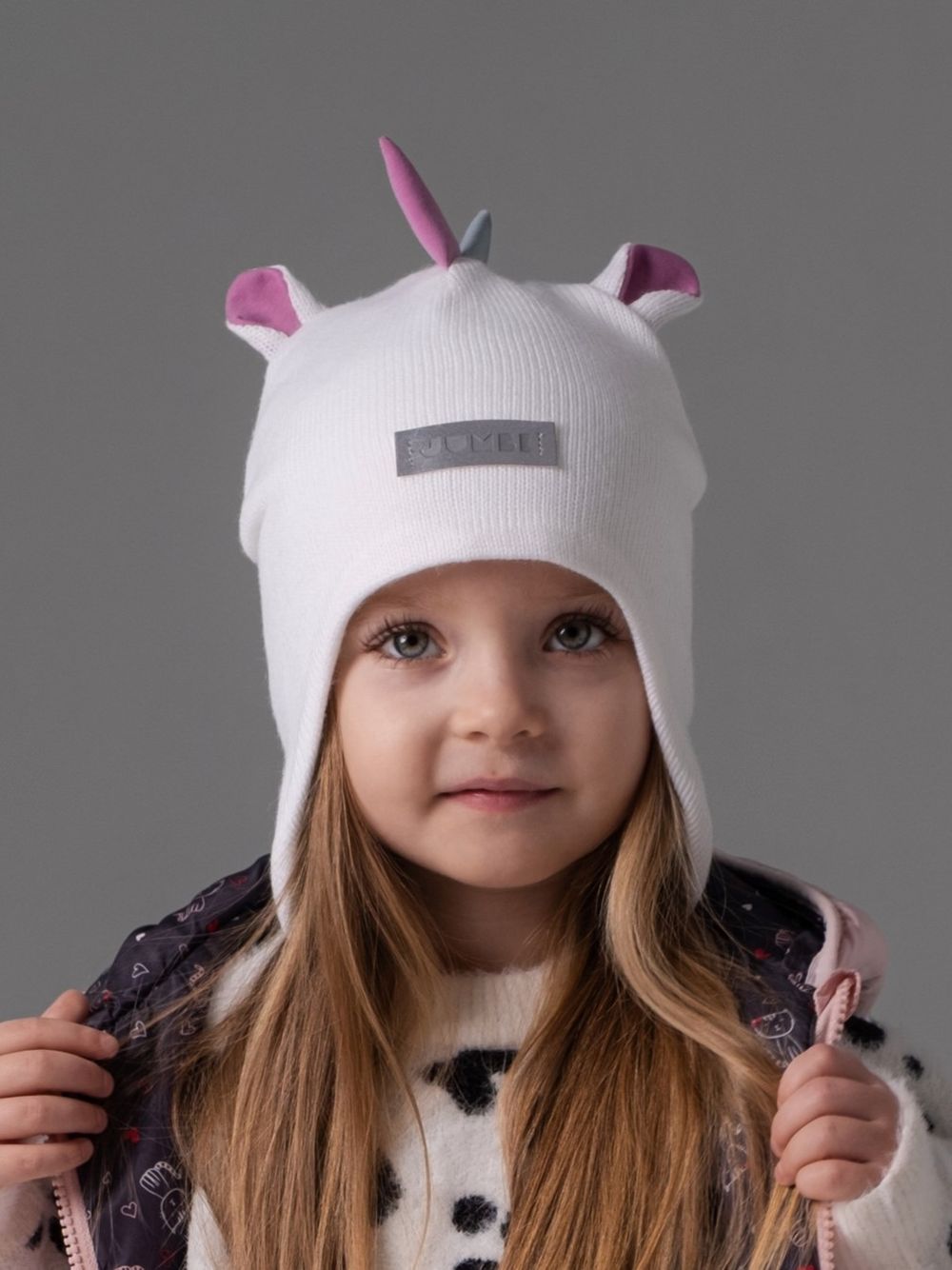 Шапка весенняя/осенняя вязаная (Молоко) UNIC