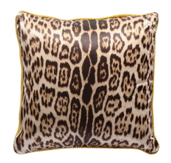 Подушка декоративная 48х48 Roberto Cavalli Venezia черная Италия оборотная сторона