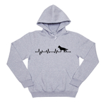 Толстовка "Овчарка - сердечный ритм"