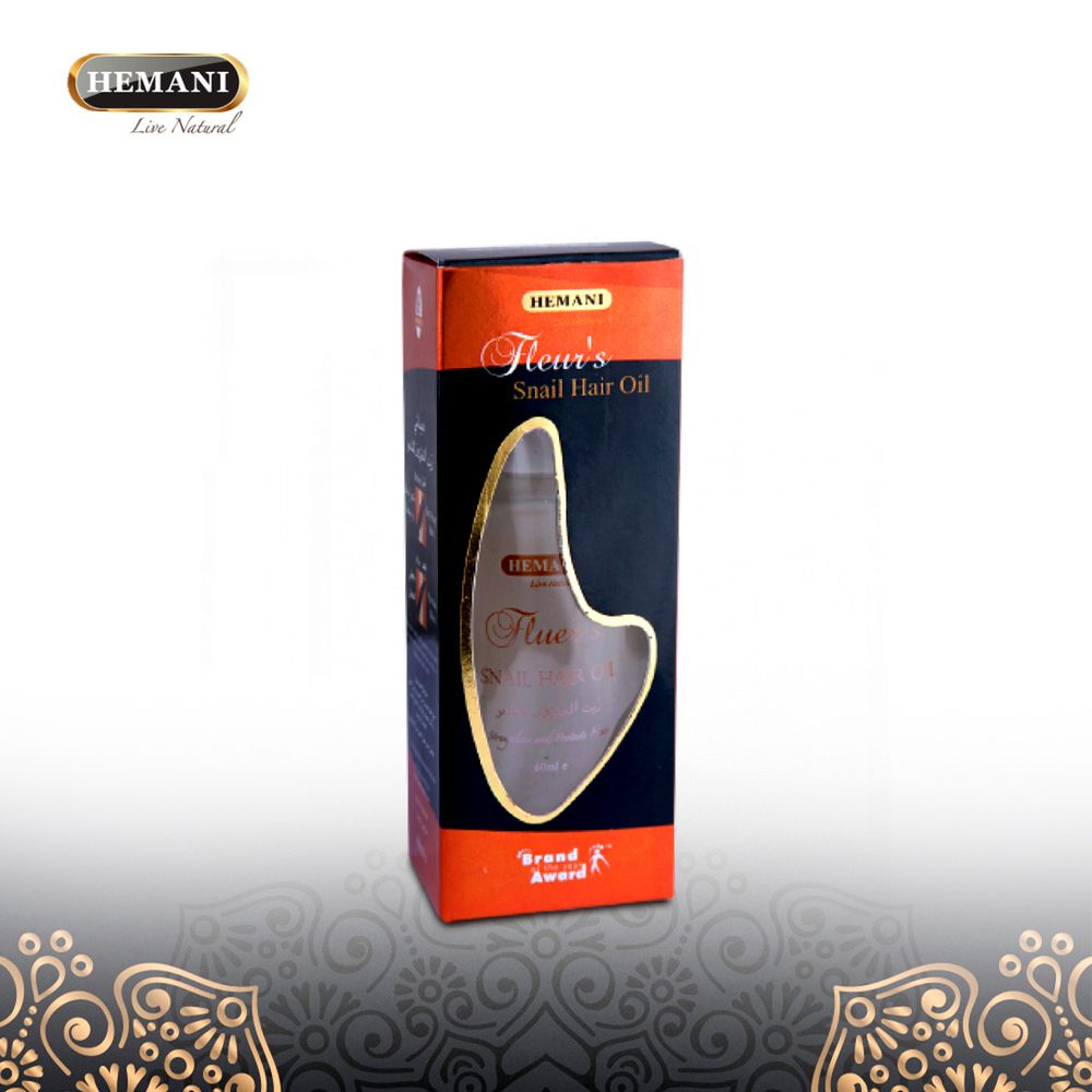 Масло для волос Hemani Snail Hair Repair Strengthens & Protects Snail 60 мл