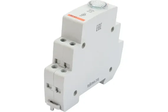 Лампа сигнальная TDM AC/DC ЛС-47 1П 220В LED зеленая 27998