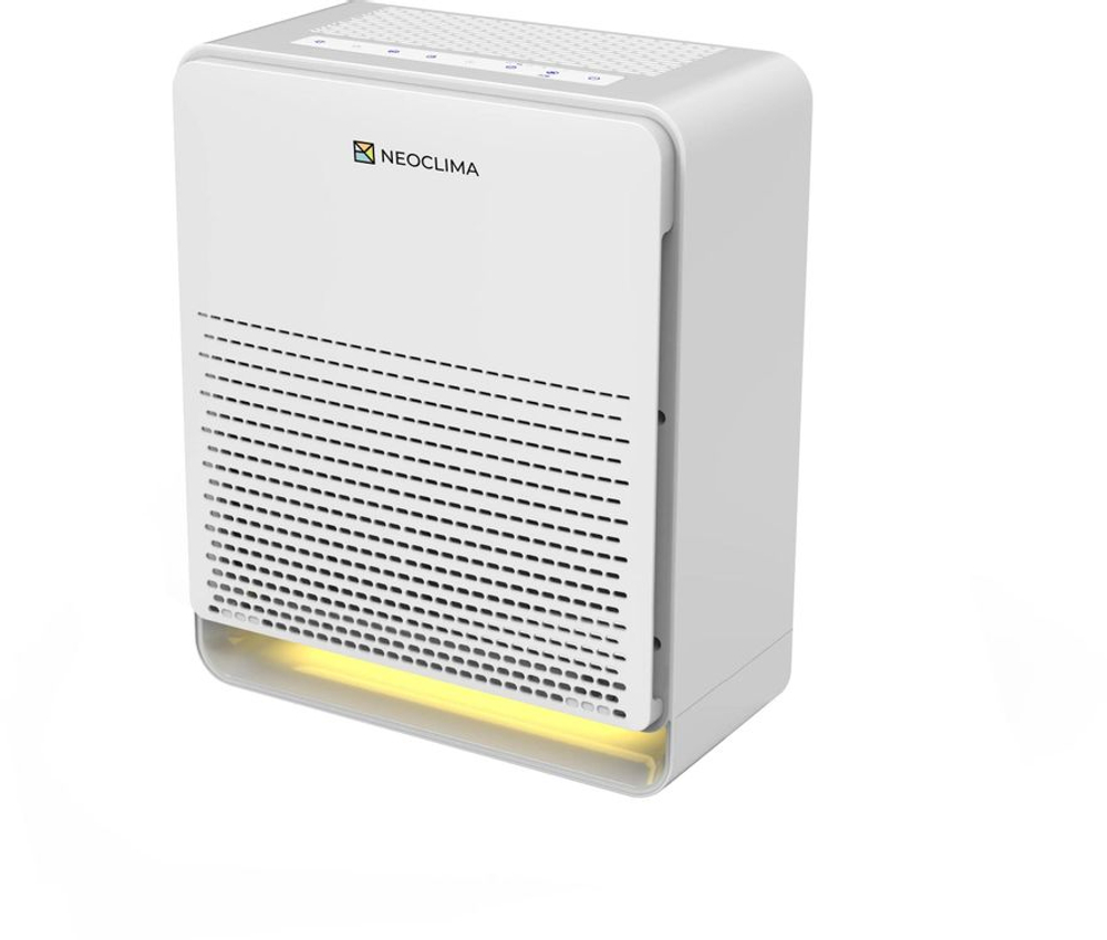 Воздухоочиститель Neoclima NP600W,  до 60м2,  белый/черный