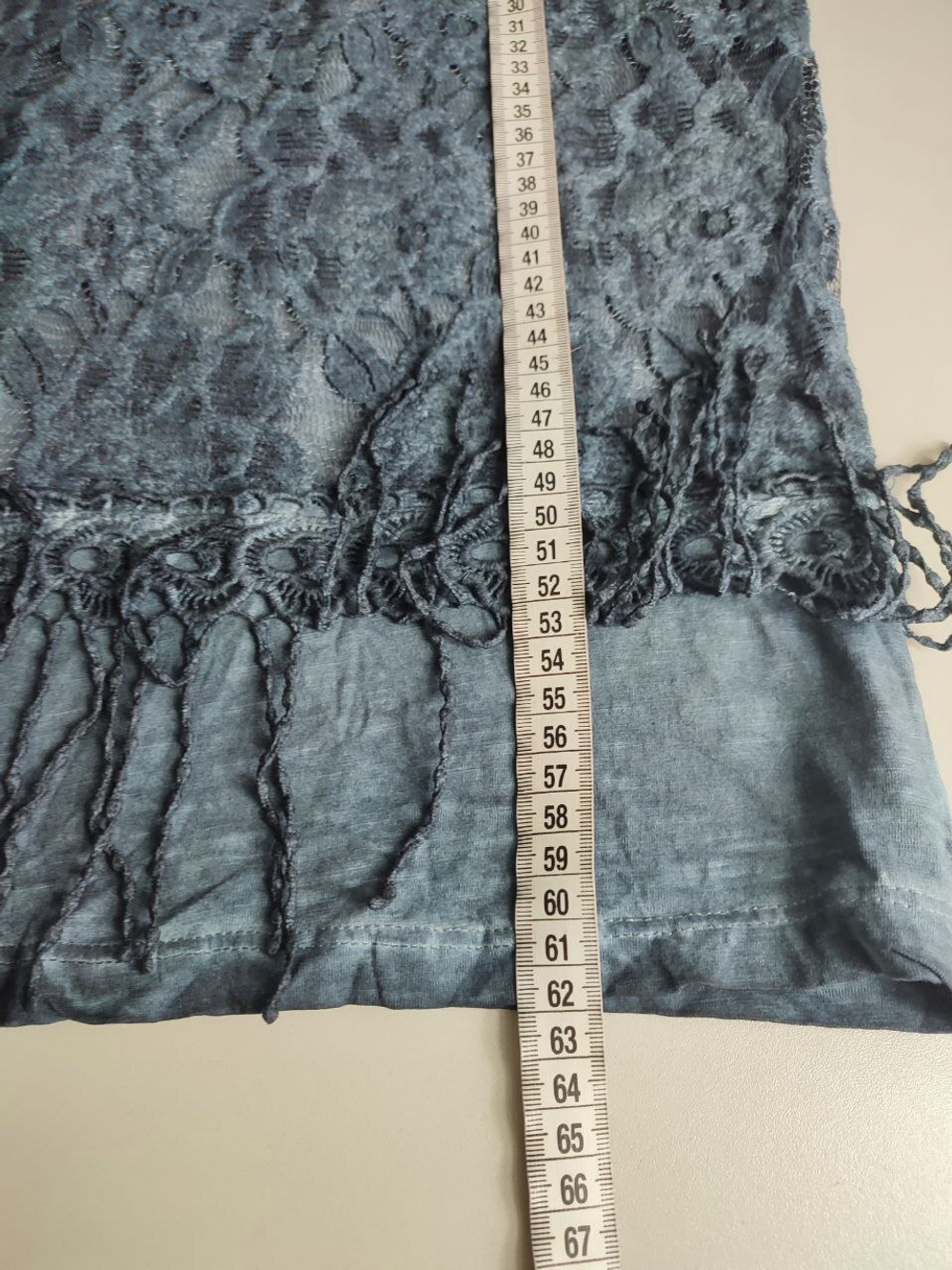 Футболка с кружевом 50 размер