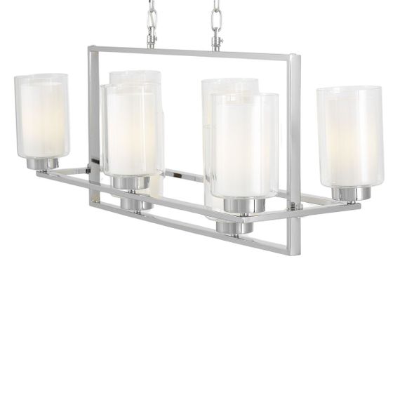 Подвесная люстра Lumina Deco Lino LDP 1239-8 CHR
