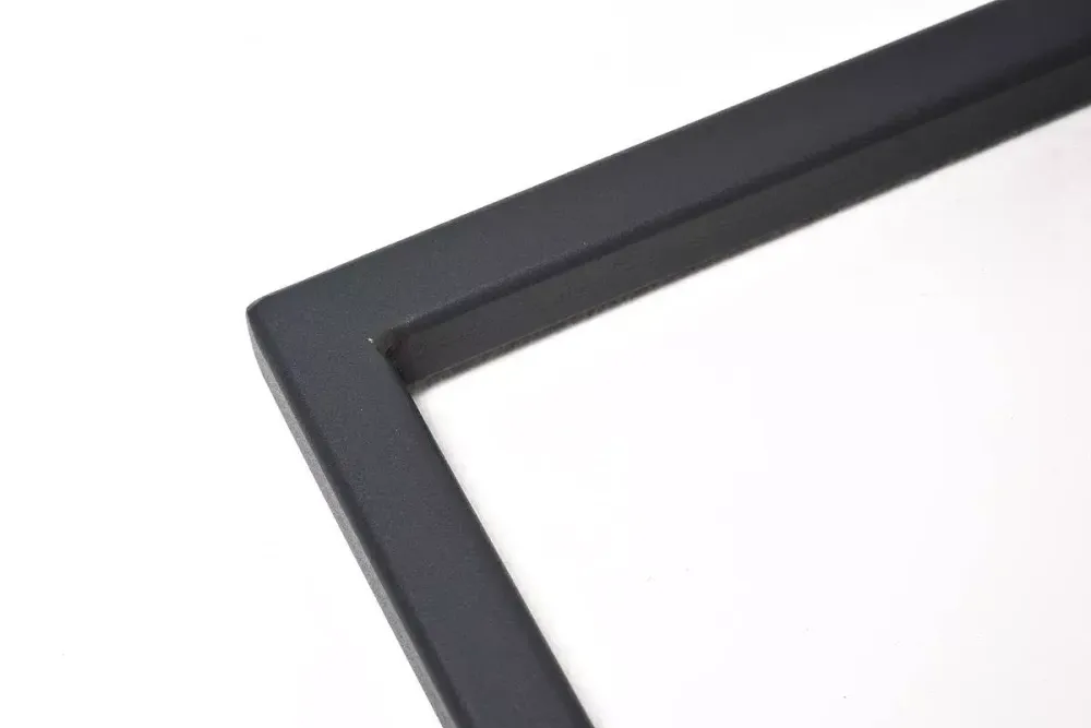 "Тулон" интерьерный стол из HPL квадратный 40х40, H60, цвет "серый гранит"