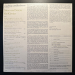 Beethoven - Пьесы для фортепиано (Германия 1975г.)