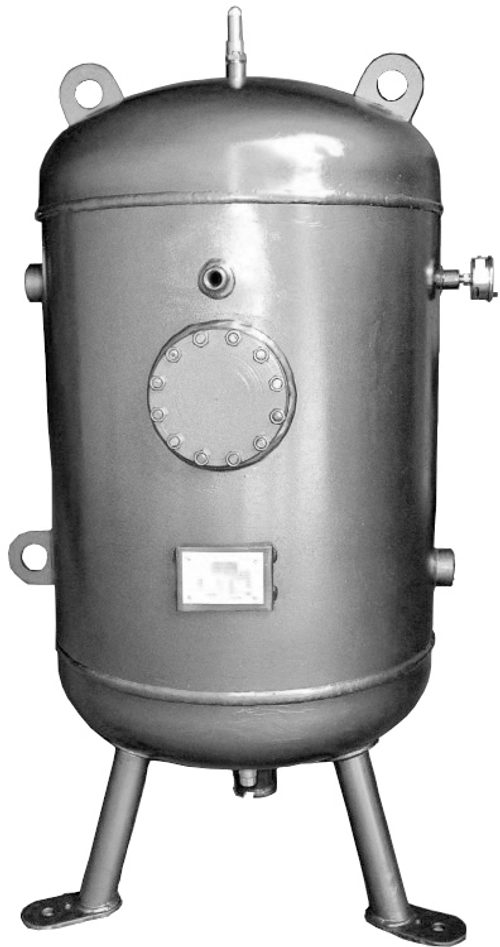 Вертикальный ресивер из нержавеющей стали dnt рв 25 40 бар