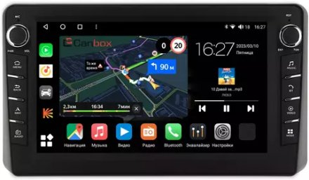 Магнитола для KIA Sportage 5 2021-2024+ (взамен 8", рамка-накладка под кожу) - Canbox 10-1453 Android 10, ТОП процессор, CarPlay, 4G SIM-слот