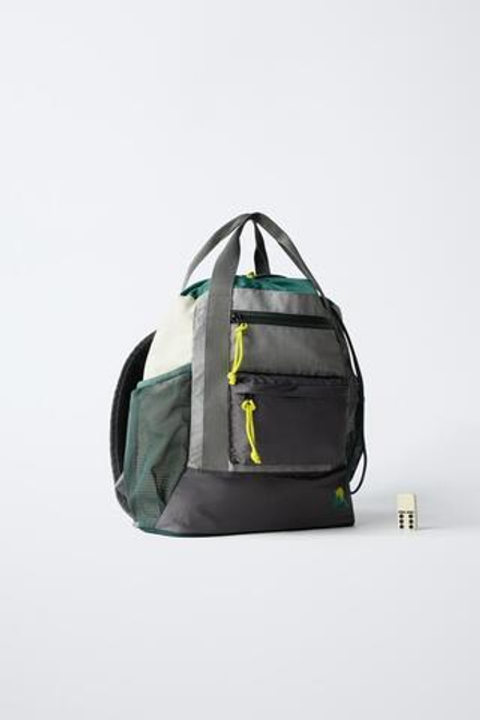 ZARA РЮКЗАК - SKI COLLECTION, СЕРЫЙ