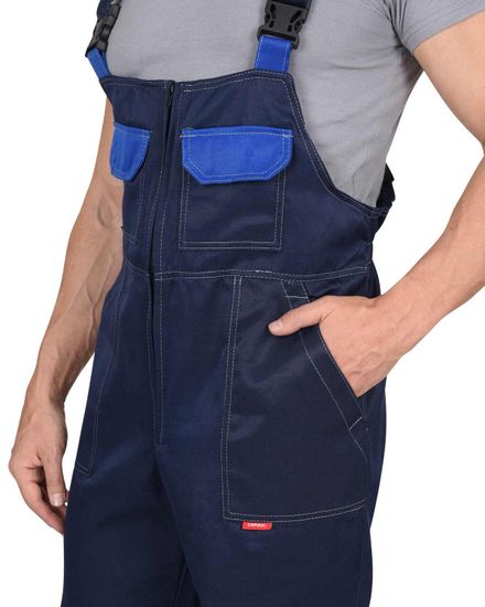 Костюм "Сириус-Автомастер" полукомбинезон (т.синий/василек)